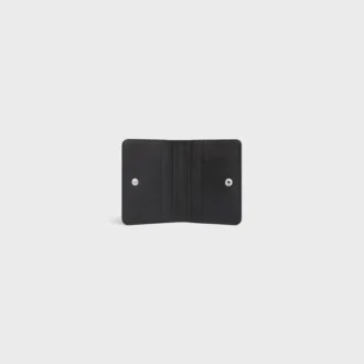 Bi-Fold Card Holder in Grained Calfskin