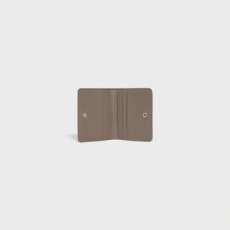 Bi-Fold Card Holder in Grained Calfskin