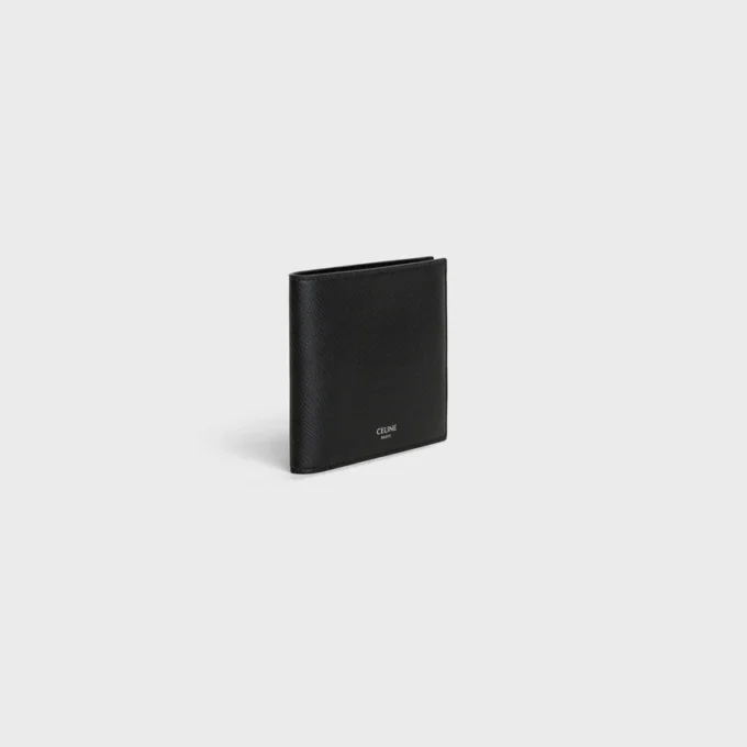 Bi-Fold Card Holder in Grained Calfskin Bi-Fold Card Holder in Grained Calfskin