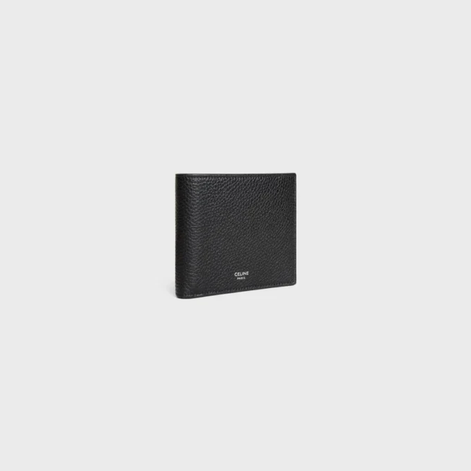 Bi-Fold Card Holder in Grained Calfskin Bi-Fold Card Holder in Grained Calfskin