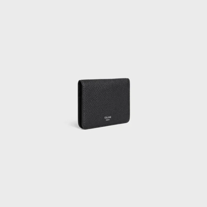 Bi-Fold Card Holder in Grained Calfskin Bi-Fold Card Holder in Grained Calfskin
