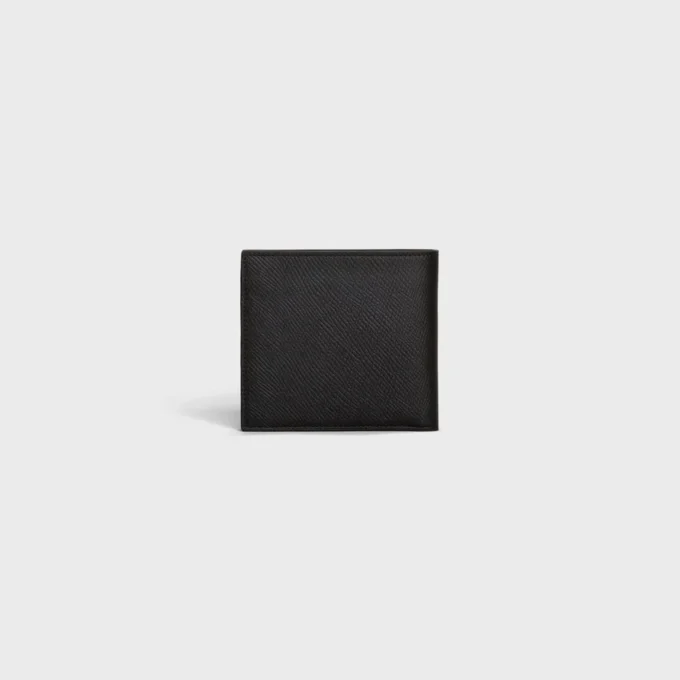 Bi-Fold Card Holder in Grained Calfskin Bi-Fold Card Holder in Grained Calfskin