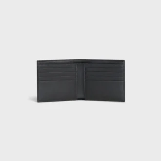 Bi-Fold Card Holder in Grained Calfskin