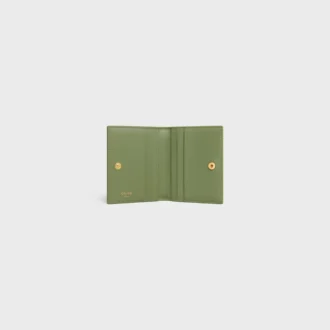 Bi-Fold Card Holder Triomphe in Shiny Calfskin