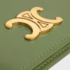 Bi-Fold Card Holder Triomphe in Shiny Calfskin