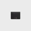 Bi-Fold Card Holder Triomphe Stamp in Supple Grained Calfskin