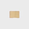 Bi-Fold Card Holder Triomphe Stamp in Supple Grained Calfskin