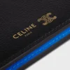 Bi-Fold Card Holder Triomphe Stamp in Supple Grained Calfskin