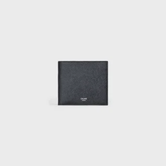 Bi-Fold Wallet in Grained Calfskin