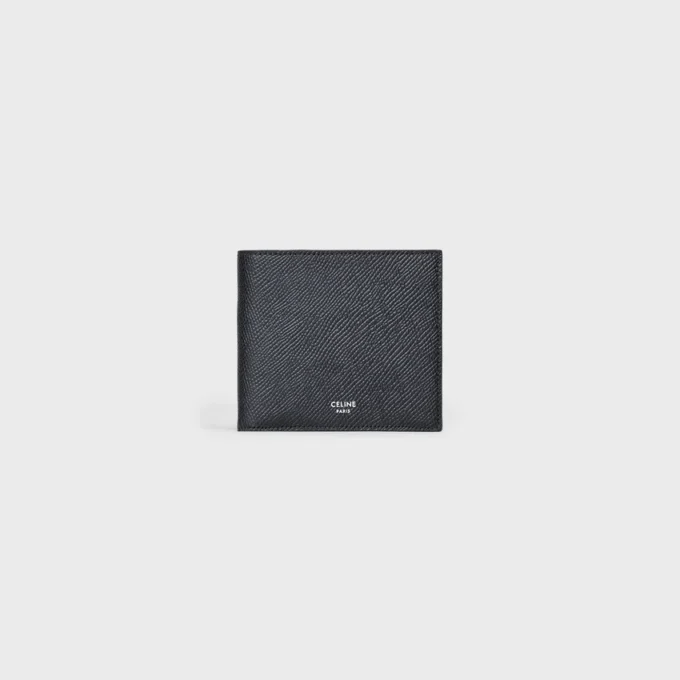 Bi-Fold Wallet in Grained Calfskin Bi-Fold Wallet in Grained Calfskin