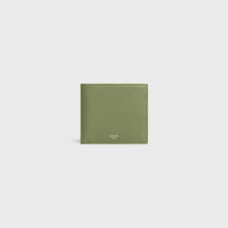 Bi-Fold Wallet in Grained Calfskin