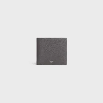 Bi-Fold Wallet in Grained Calfskin