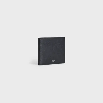 Bi-Fold Wallet in Grained Calfskin