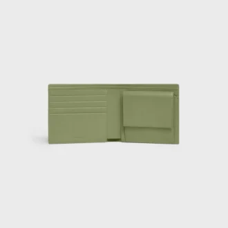 Bi-Fold Wallet in Grained Calfskin