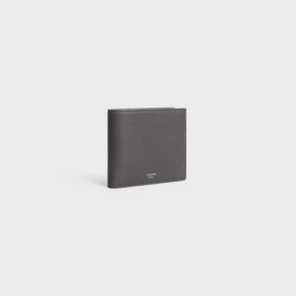 Bi-Fold Wallet in Grained Calfskin
