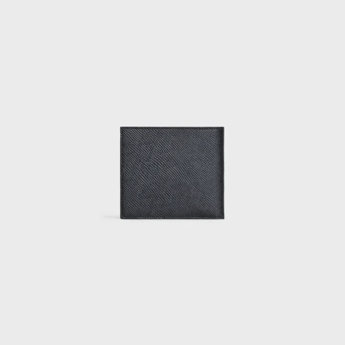 Bi-Fold Wallet in Grained Calfskin Bi-Fold Wallet in Grained Calfskin
