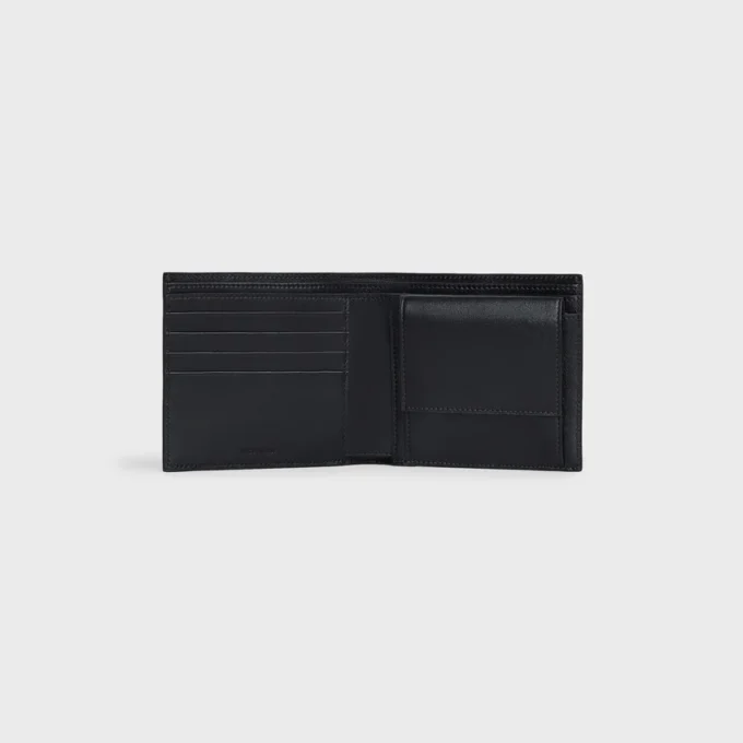 Bi-Fold Wallet in Grained Calfskin Bi-Fold Wallet in Grained Calfskin