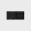 Bi-Fold Wallet in Striped Triomphe Canvas and Calfskin Bi-Fold Wallet in Striped Triomphe Canvas and Calfskin
