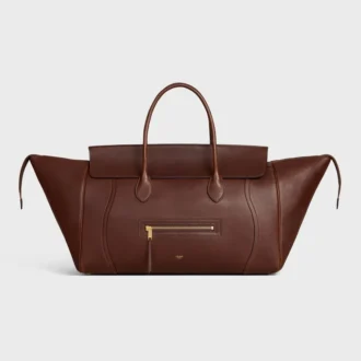 Big Luggage in Supple Shiny Lambskin
