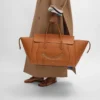Big Smile Luggage in Natural Supple Calfskin Big Smile Luggage in Natural Supple Calfskin
