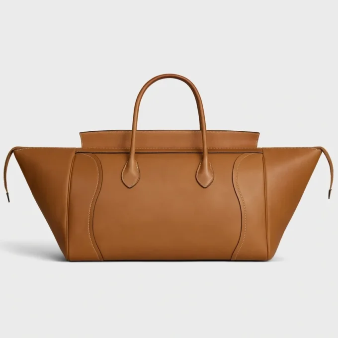 Big Smile Luggage in Natural Supple Calfskin Big Smile Luggage in Natural Supple Calfskin