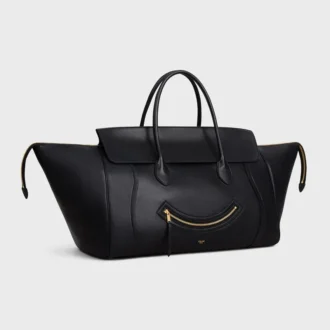 Big Smile Luggage in Supple Shiny Lambskin