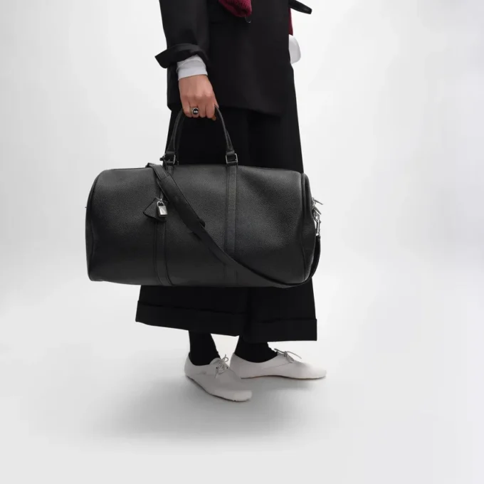 Big Travel Bag in Grained Calfskin Big Travel Bag in Grained Calfskin