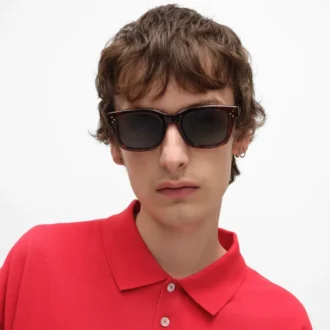 Black Frame 41 Sunglasses in Acetate