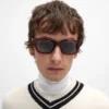 Black Frame 41 Sunglasses in Acetate Black Frame 41 Sunglasses in Acetate