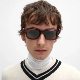 Black Frame 41 Sunglasses in Acetate
