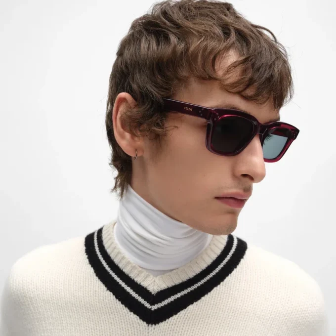Black Frame 41 Sunglasses in Acetate Black Frame 41 Sunglasses in Acetate
