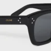 Black Frame 41 Sunglasses in Acetate Black Frame 41 Sunglasses in Acetate