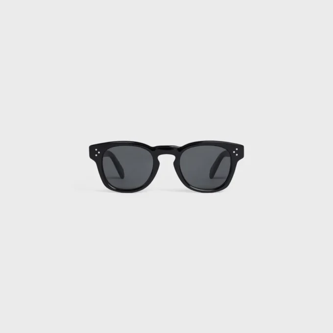Black Frame 42 Sunglasses in Acetate Black Frame 42 Sunglasses in Acetate