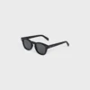 Black Frame 42 Sunglasses in Acetate Black Frame 42 Sunglasses in Acetate