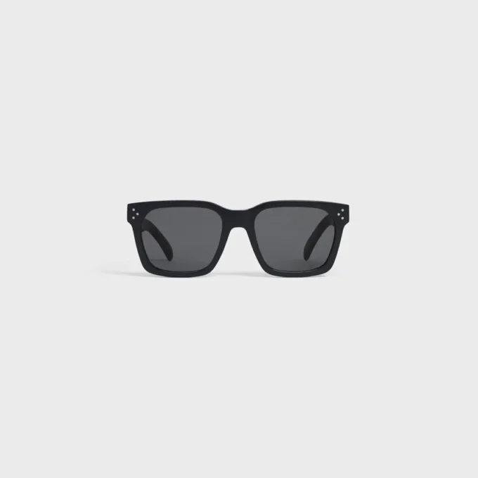 Black Frame 45 Sunglasses in Acetate Black Frame 45 Sunglasses in Acetate
