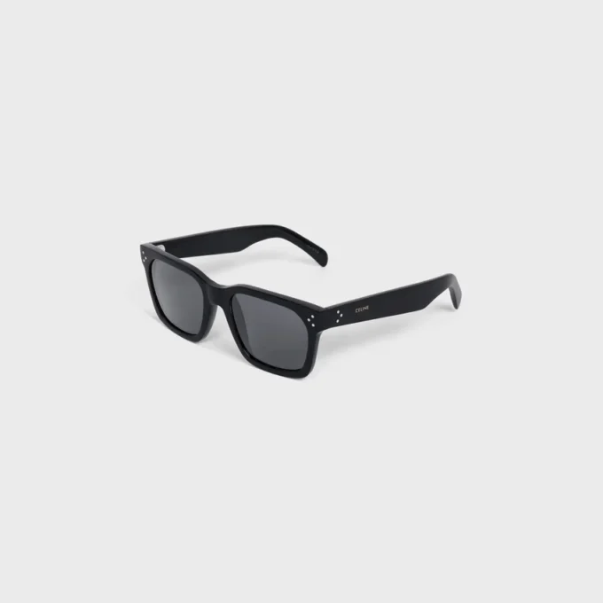 Black Frame 45 Sunglasses in Acetate Black Frame 45 Sunglasses in Acetate