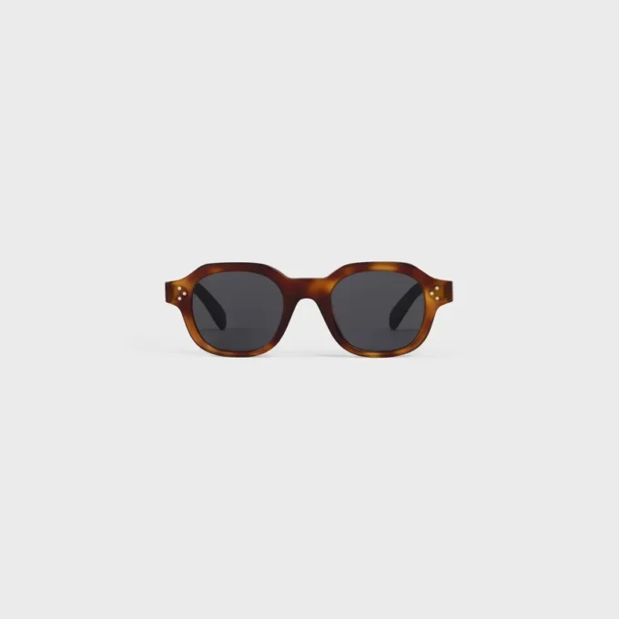 Black Frame 60 Sunglasses in Acetate Black Frame 60 Sunglasses in Acetate