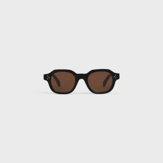Black Frame 60 Sunglasses in Acetate