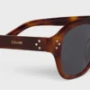 Black Frame 60 Sunglasses in Acetate Black Frame 60 Sunglasses in Acetate