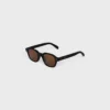 Black Frame 60 Sunglasses in Acetate Black Frame 60 Sunglasses in Acetate