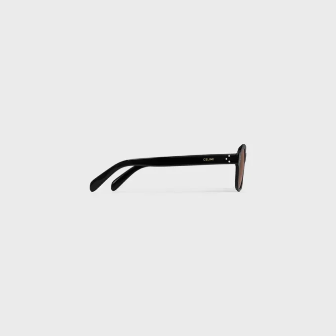 Black Frame 60 Sunglasses in Acetate Black Frame 60 Sunglasses in Acetate