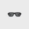 Black Frame 61 Sunglasses in Acetate Black Frame 61 Sunglasses in Acetate