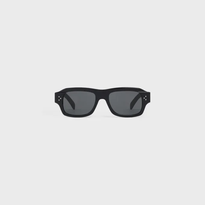 Black Frame 61 Sunglasses in Acetate Black Frame 61 Sunglasses in Acetate