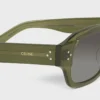 Black Frame 61 Sunglasses in Acetate Black Frame 61 Sunglasses in Acetate