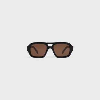 Black Frame 62 Sunglasses in Acetate