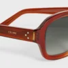 Black Frame 62 Sunglasses in Acetate Black Frame 62 Sunglasses in Acetate