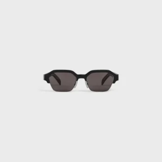 Black Frame 63 Sunglasses in Acetate and Metal