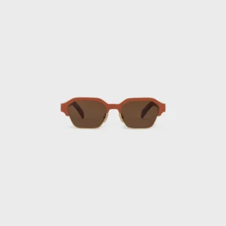 Black Frame 63 Sunglasses in Acetate and Metal