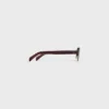 Black Frame 63 Sunglasses in Acetate and Metal Black Frame 63 Sunglasses in Acetate and Metal