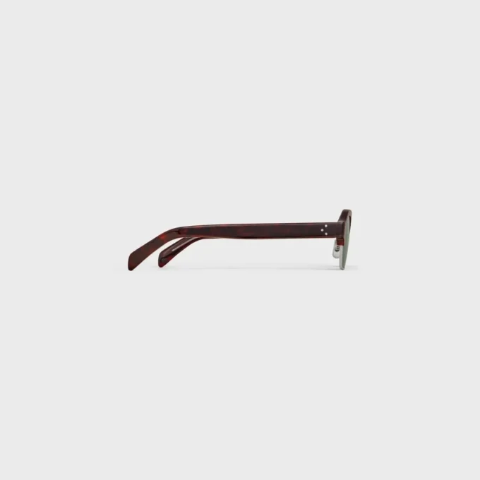 Black Frame 63 Sunglasses in Acetate and Metal Black Frame 63 Sunglasses in Acetate and Metal